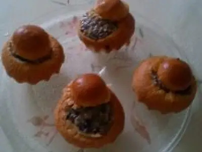 Recette Briochettes aux champignons