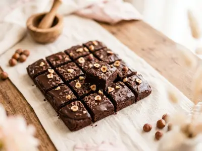 Recette Brownies aux noisettes