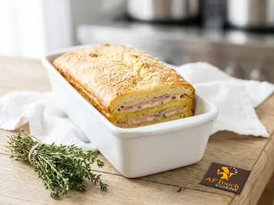 Recette Cake au pain de mie jambon roquefort