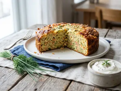 Recette Cake au saumon fumé