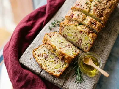 Recette Cake aux poireaux et lardons