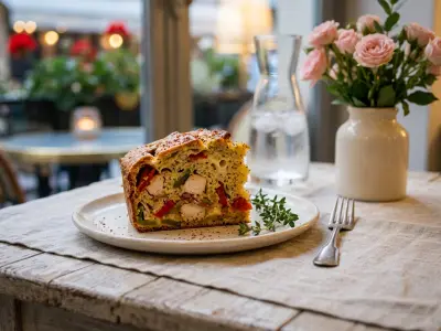 Recette Cake façon poulet basquaise