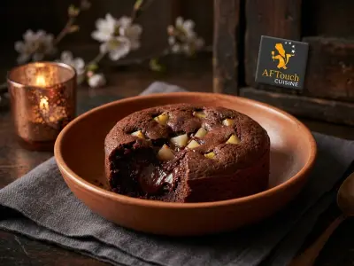 Recette Pear and chocolate fondant cake