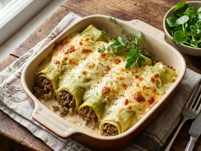 Recette Cannellonis de poireaux