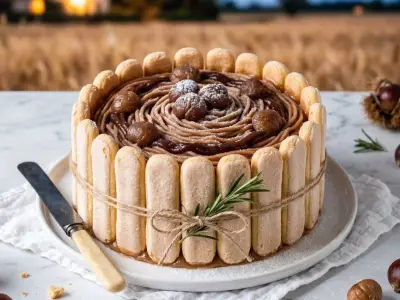 Recette Charlotte à la crème de marrons