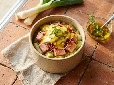 Recette Chartreuse de saumon frais et poireaux