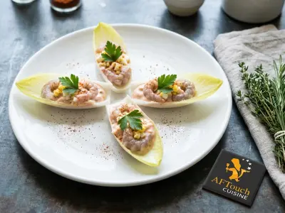 Recette Chicons aux crevettes grises