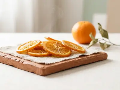 Recette Chips d'orange