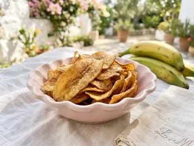 Recette Chips de bananes plantain