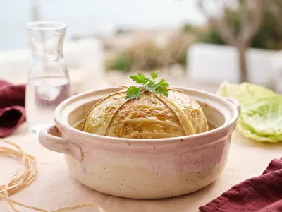 Recette Chou farci en cocotte