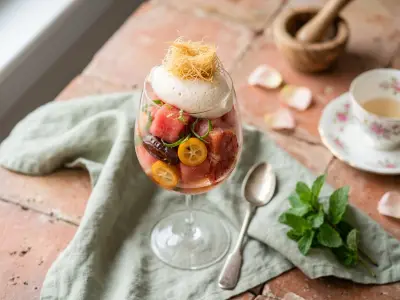 Recette Cocktail de fruits à l'orientale