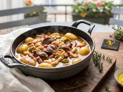 Recette Cocotte de gésiers de canard et lard paysan