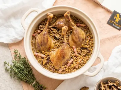 Recette Cocotte de manchons de canard gras