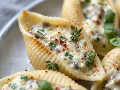 Recette Conchiglioni farcis