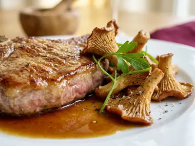 Recette Côte de veau aux girolles
