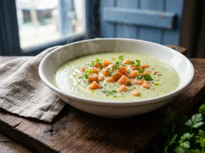 Recette Cream of Chervil and Parsley