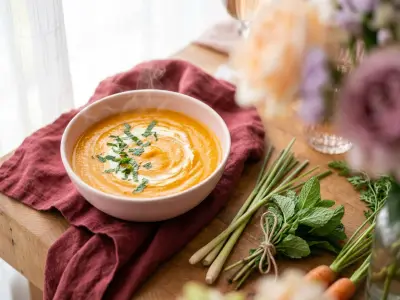 Recette Crèmeuse de carottes nouvelles