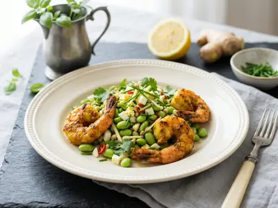Recette Crevettes tiger au curry