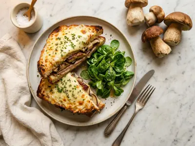 Recette Croque monsieur foie gras et cèpes