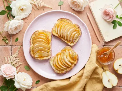 Recette Croustades aux poires faciles
