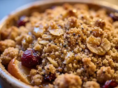 Recette Crumble aux pommes Reinettes