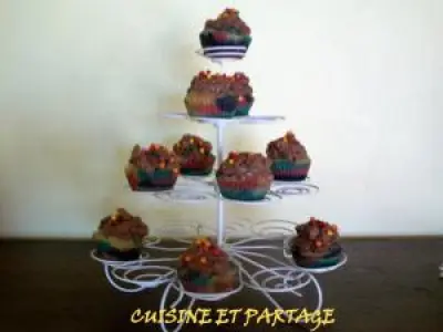 Recette Cupcakes rainbow