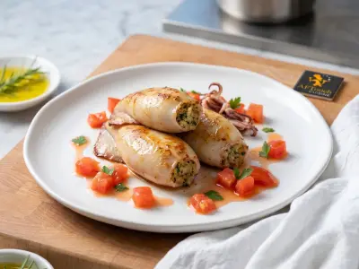 Recette Encornets farcis