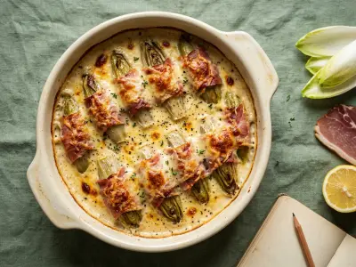 Recette Endives au jambon