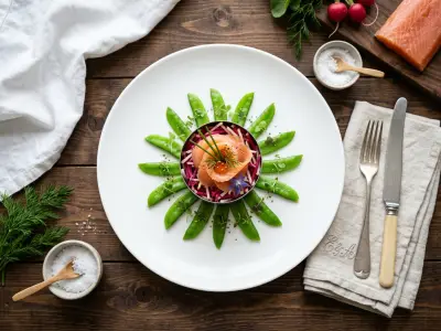 Recette Enrubanné de saumon fumé