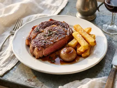 Recette Pan-Seared Rib Steak