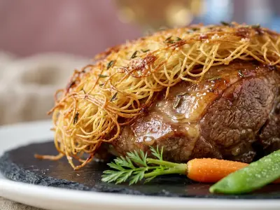 Recette Epaule d'agneau coque cheveux d'ange