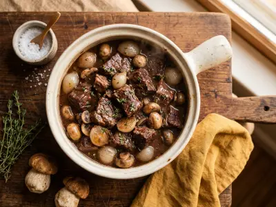 Recette Estouffade de bœuf au vin de Cahors