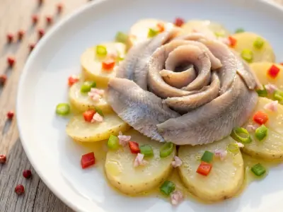 Recette Filets de hareng pommes à l'huile