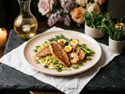 Recette Filets de rougets et gambas