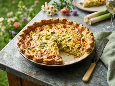 Recette Flamiche aux poireaux