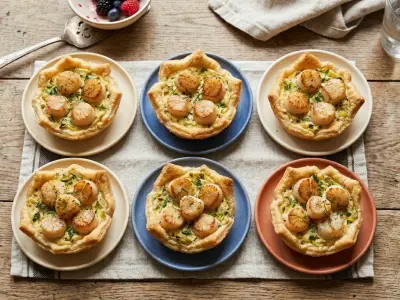 Recette Flamiche de St Jacques