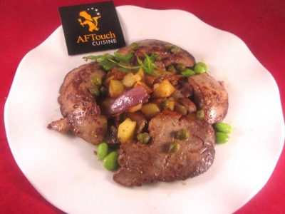 Recette Foies de lapin poeles