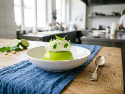 Recette Fondant citron vert et sa chantilly de basilic