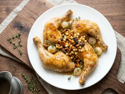 Recette Fricassée de volaille à la Périgourdine