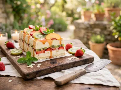Recette Fruits à la crème d'amandes