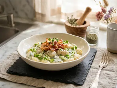 Recette Gnocchi en crème de Gorgonzola