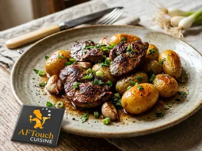 Recette Noirmoutier Baby Potatoes and Rabbit Livers