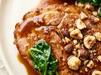 Recette Jambon à l'os et crème au Banyuls