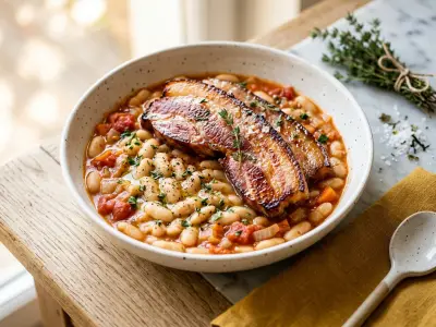 Recette Jambon de Vendée et Mogettes