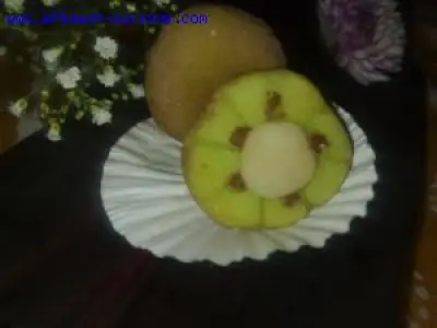 Recette kiwi à la pâte d'amande