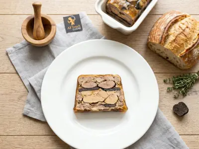 La terrine de bécasse et foie gras