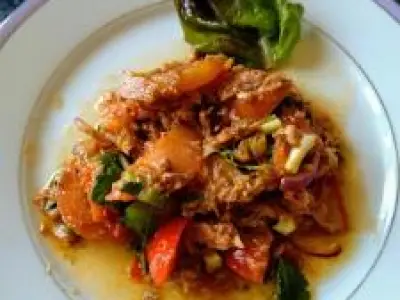 Recette Salade de tomates et maquereau