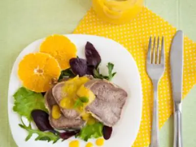 Recette langue de veau à l'orange