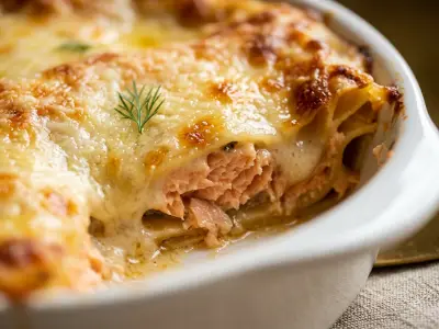 Recette Lasagnes moelleuses au saumon
