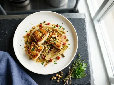 Recette Le filet de Turbot cuit Meunière